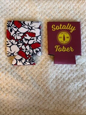Vineyard Vines & Ceasars Palace Set of 2 Neoprene Can Coolers Koozies